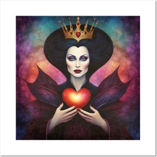 Evil Queen With Stolen Heart Posters and Art